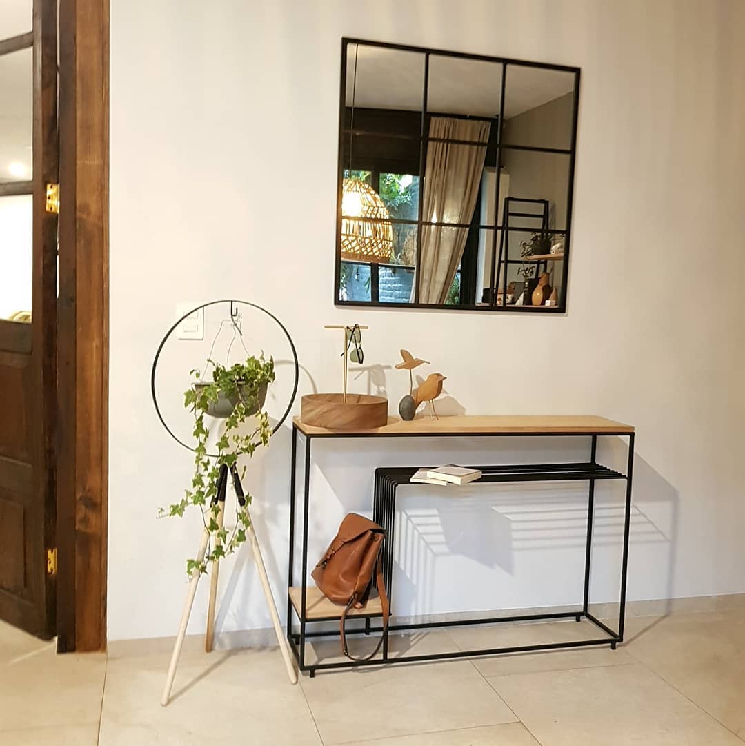 VEGA - Grid Wooden Console 